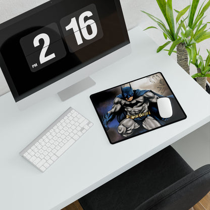 Batman Action Desk Mat — Large Gaming Mousepad with Dark Knight Artwork