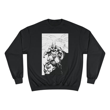The Bat Comic Champion Sweatshirt - Cool Superhero Graphic Tee