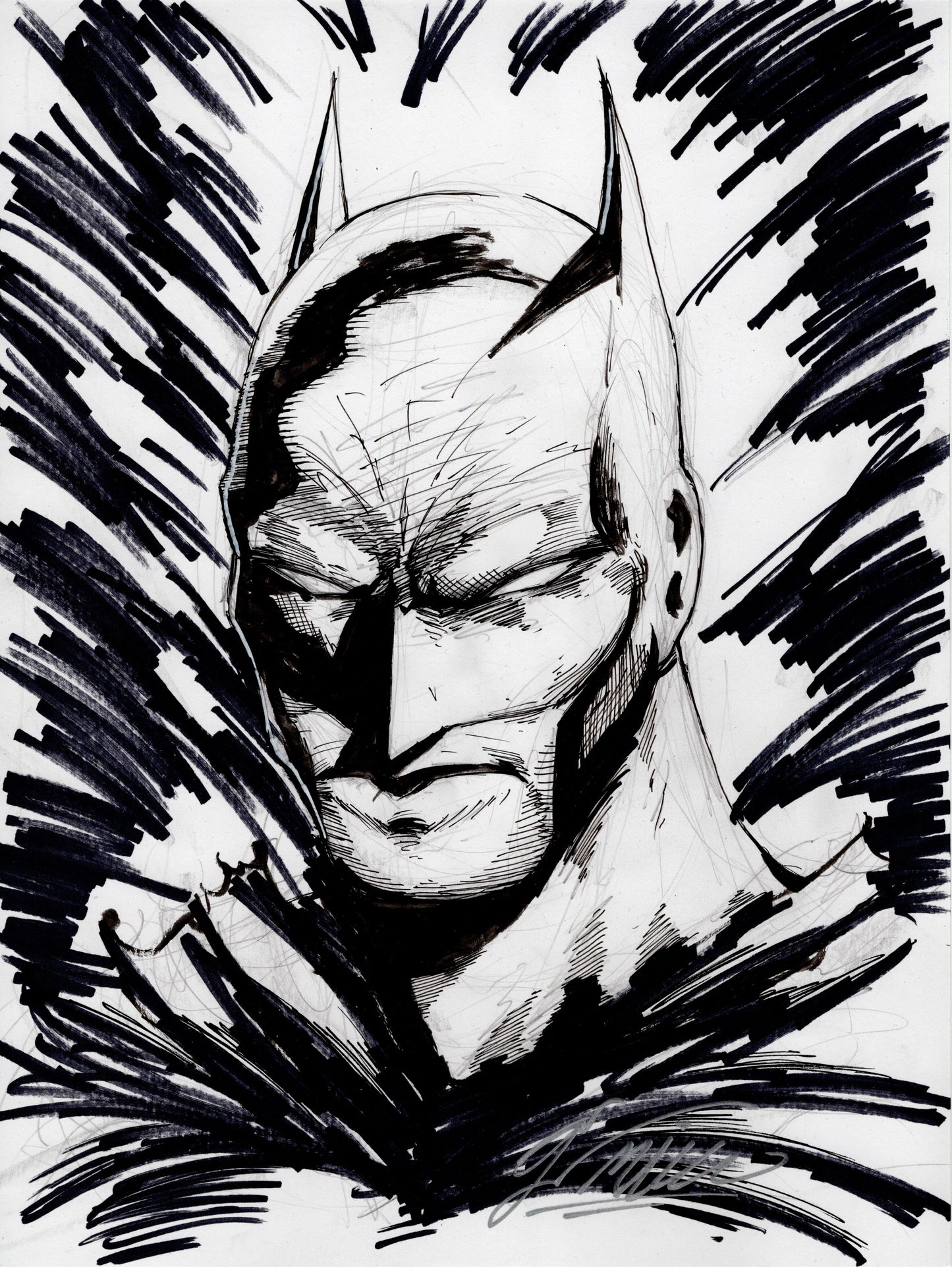 Batman - 9"x12" Inked
