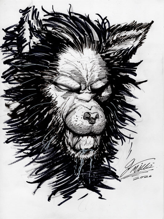 The Vessel - 9"x"12" Inked